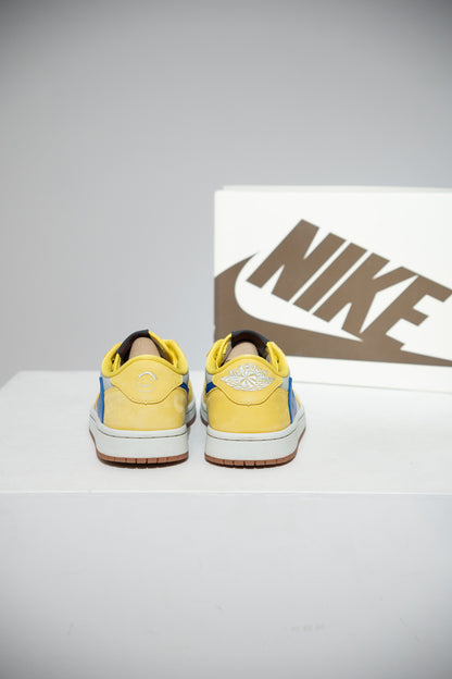 Jordan 1 Low Travis Scott Canary Yellow (Taille 38)