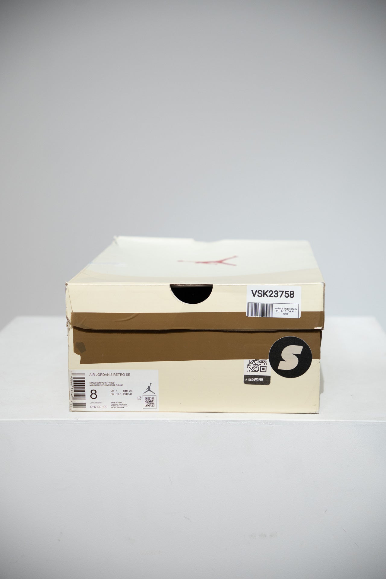 Jordan 3 Muslin (Taille 41)