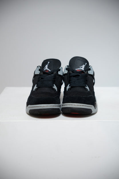 Jordan 4 Black Canvas (Taille 45)