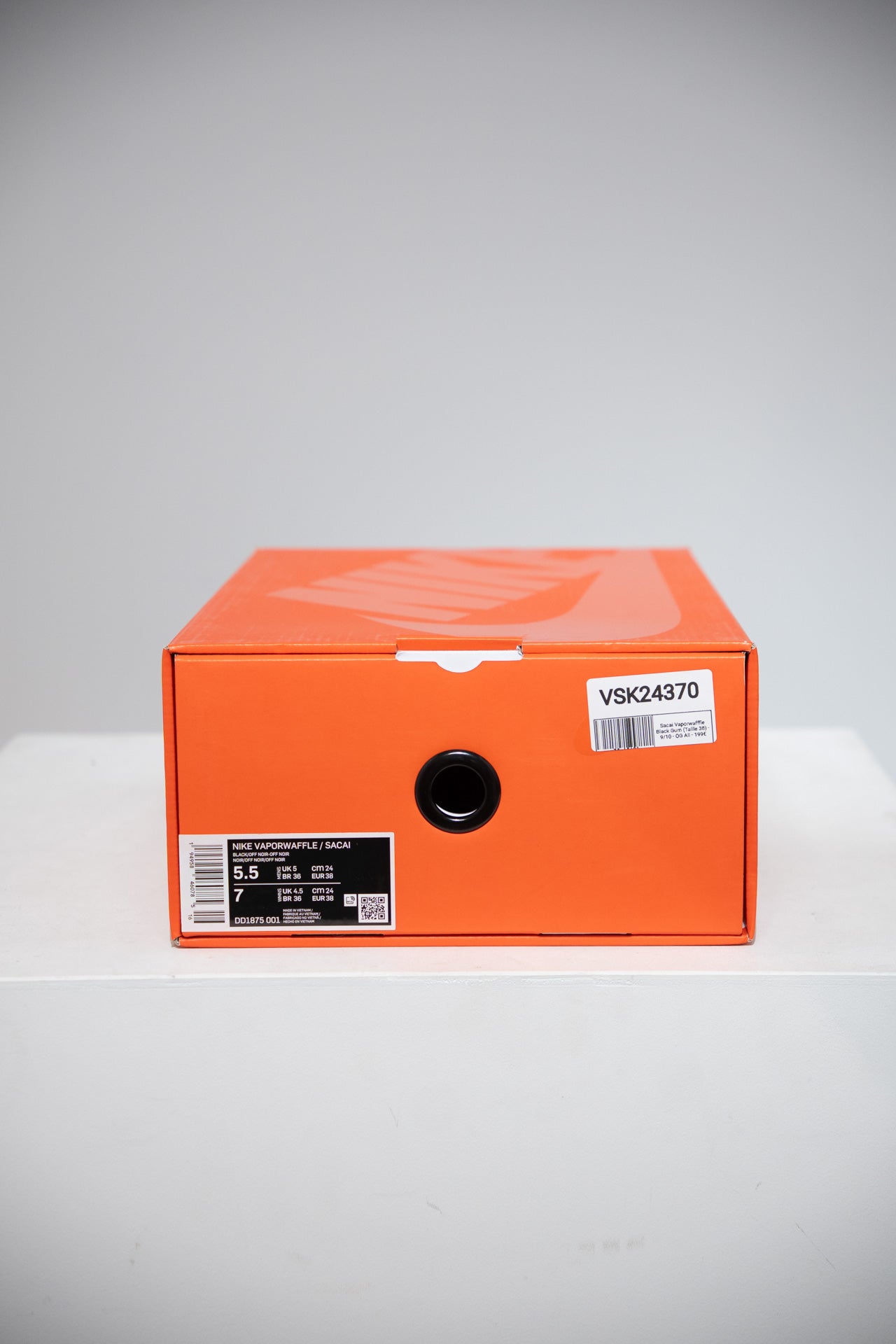 Sacai Vaporwafffle Black Gum (Taille 38)