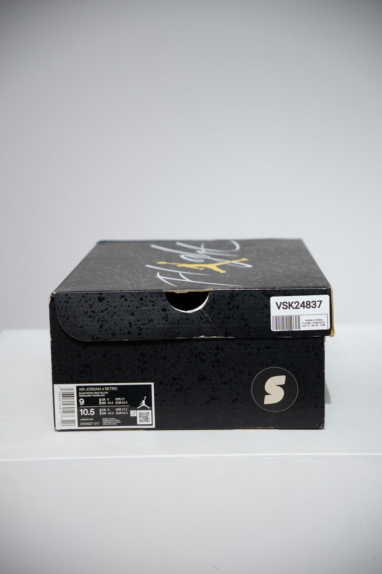 Jordan 4 Yellow Thunder (Taille 42,5)