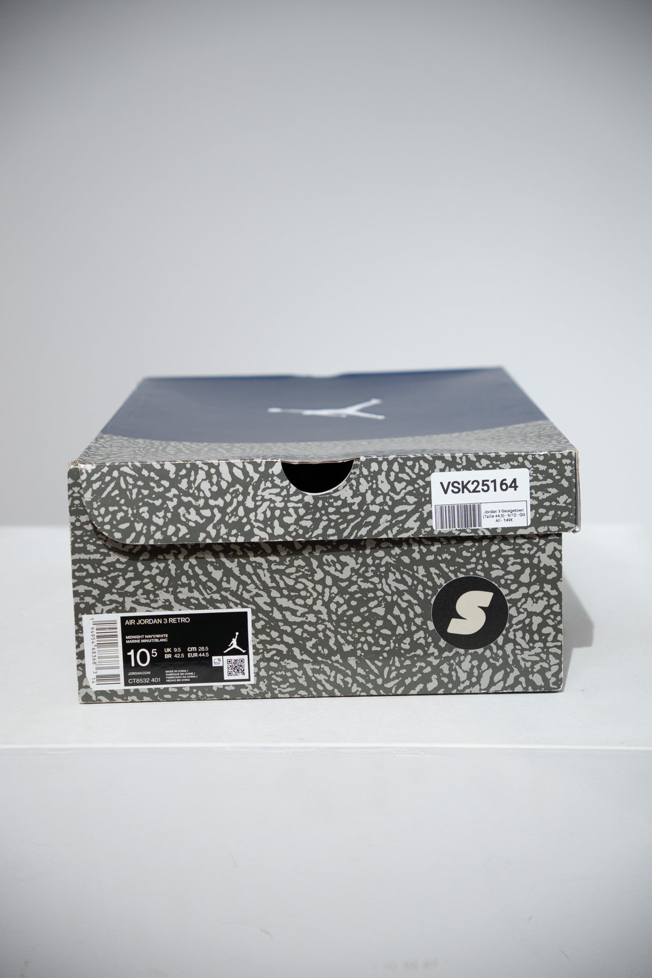 Jordan 3 Georgetown (Taille 44,5)