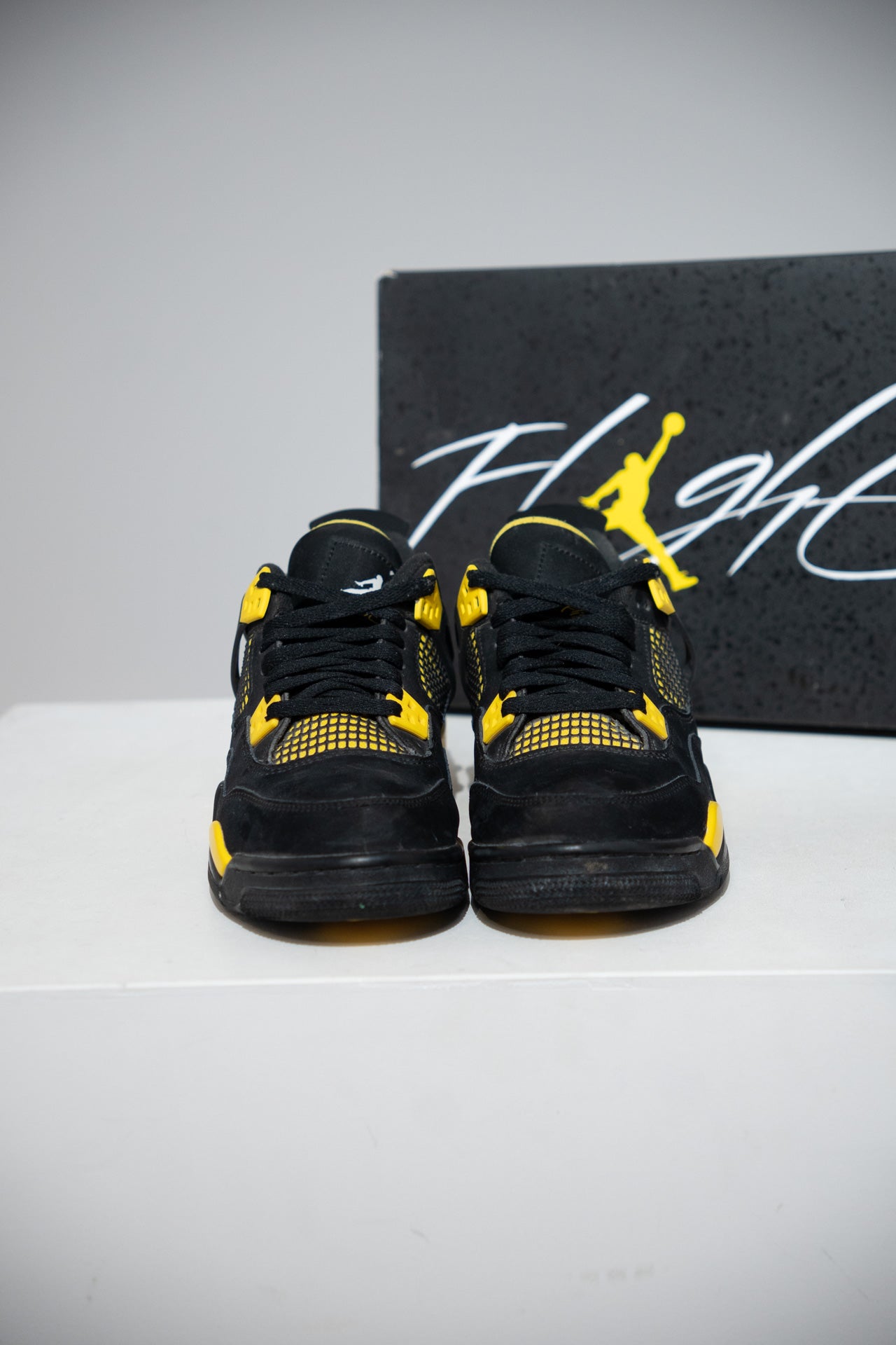 Jordan 4 Yellow Thunder GS (Taille 40)