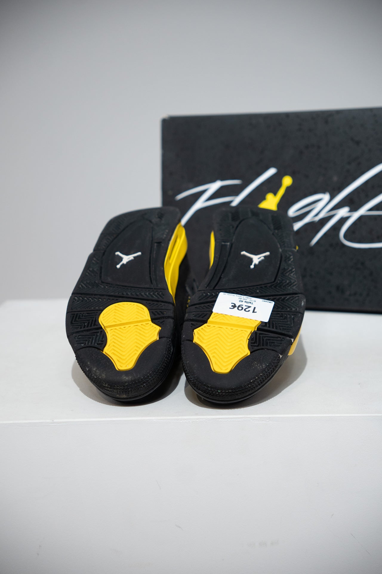 Jordan 4 Yellow Thunder GS (Taille 40)