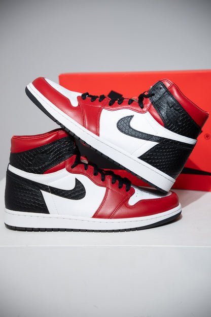 Jordan 1 High Satin Snake (Taille 44,5)