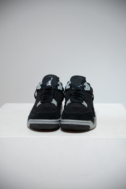 Jordan 4 Black Canvas (Taille 44)