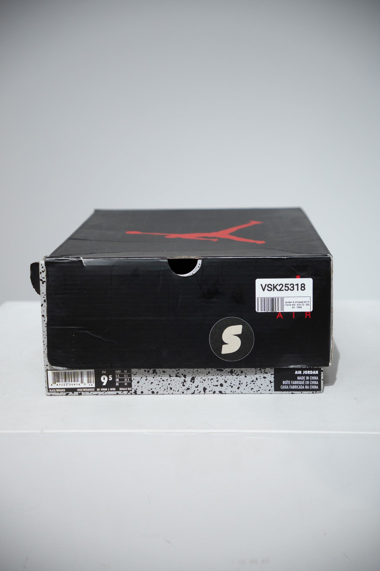 Jordan 6 Infrared 2019 (Taille 43)