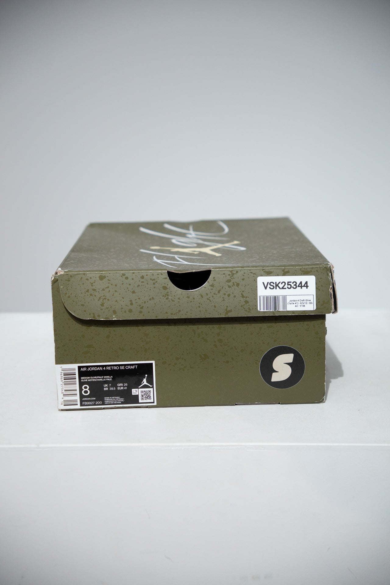 Jordan 4 Craft Olive (Taille 41)