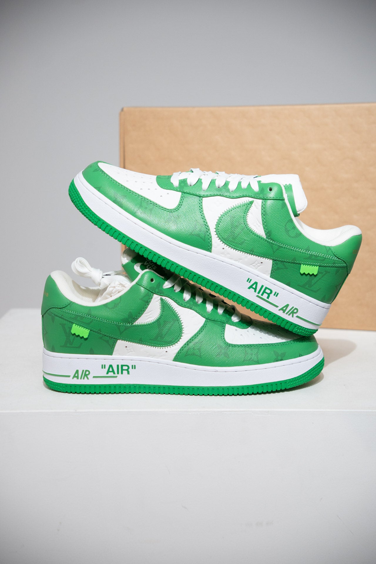 Air Force 1 Louis Vuitton Green (Taille 42)