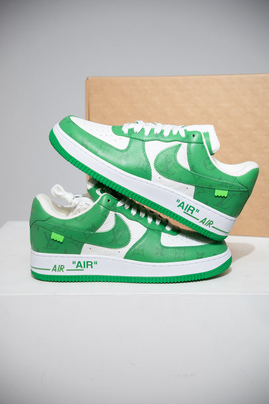 Air Force 1 Louis Vuitton Green (Taille 42)