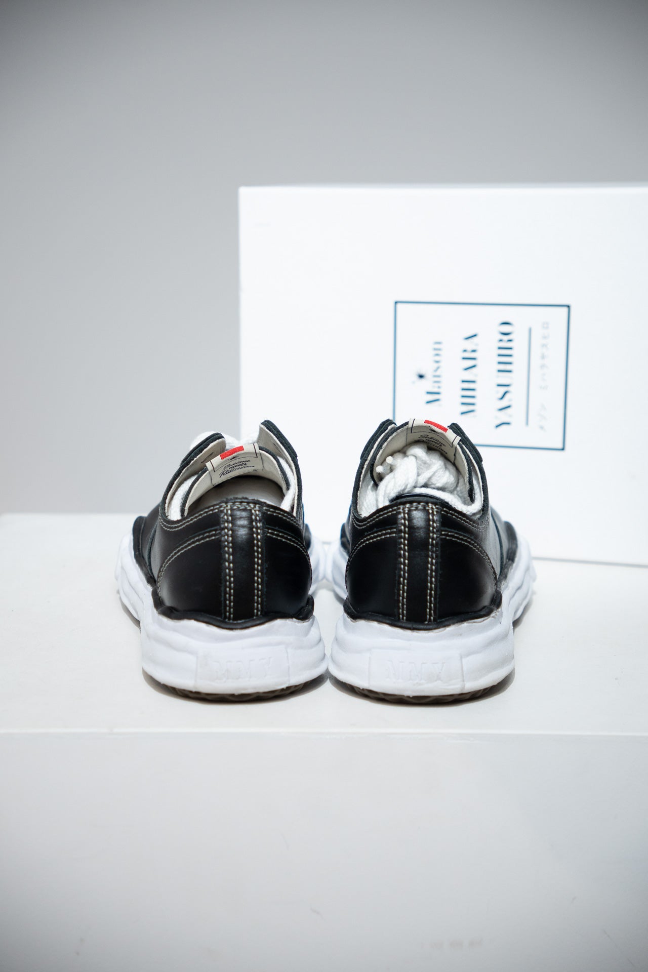 Maison Mihara Black White Leather (Taille 45)