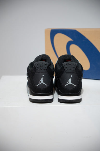 Jordan 4 Black Canvas (Taille 44)