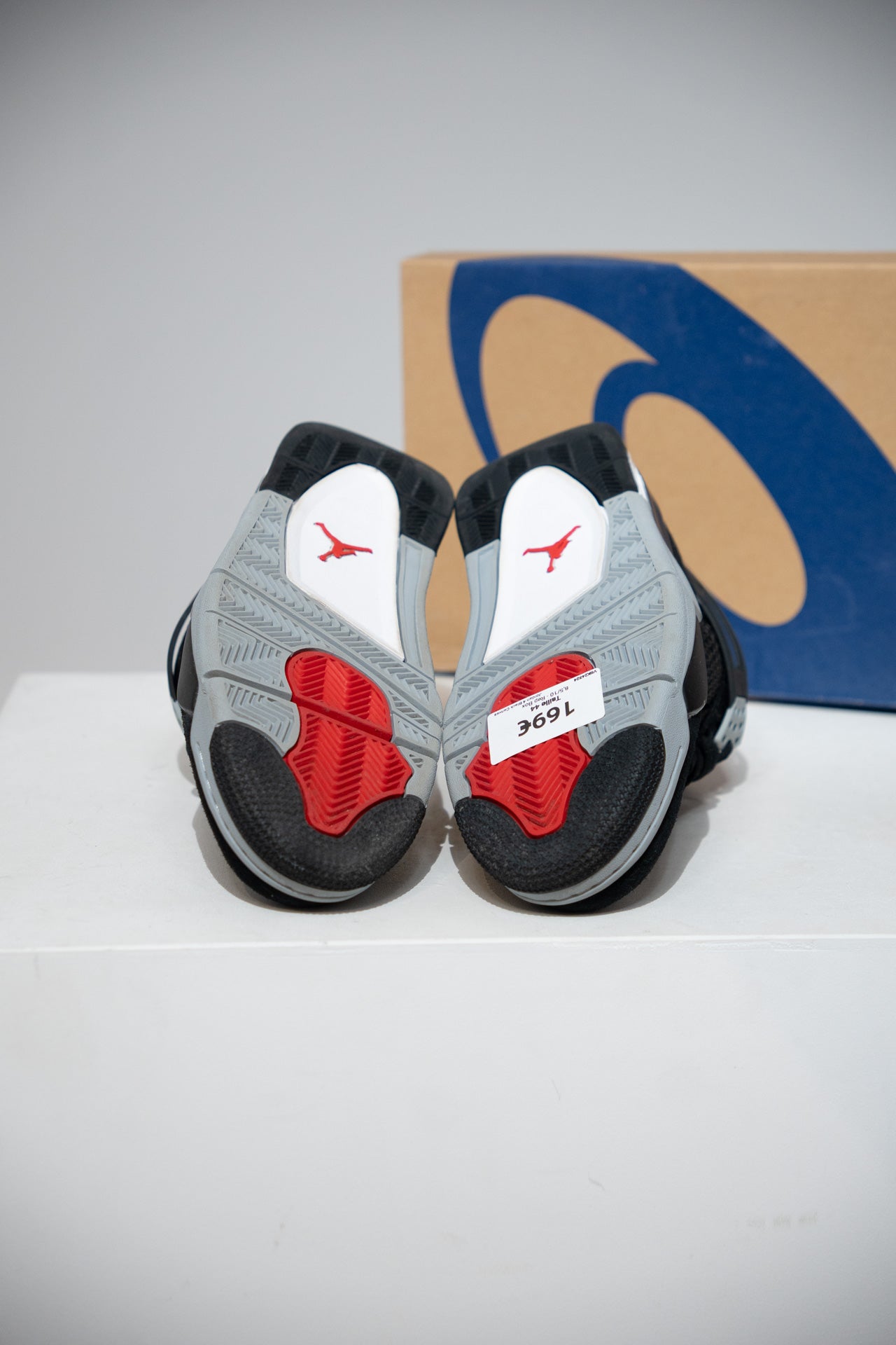 Jordan 4 Black Canvas (Taille 44)