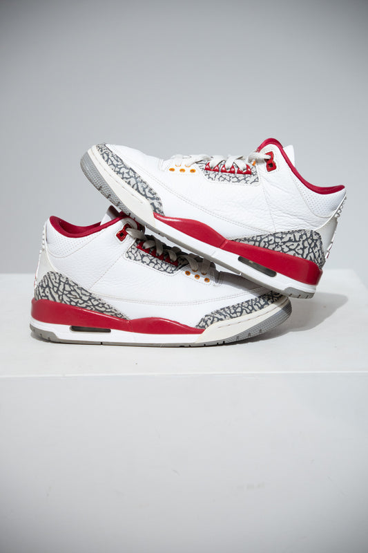 Jordan 3 Cardinal Red (Taille 40)