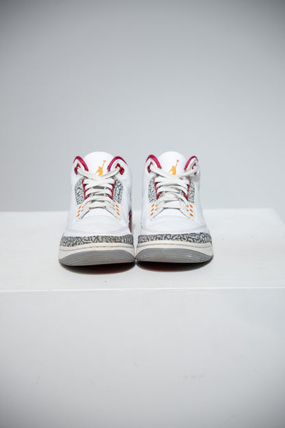 Jordan 3 Cardinal Red (Taille 40)