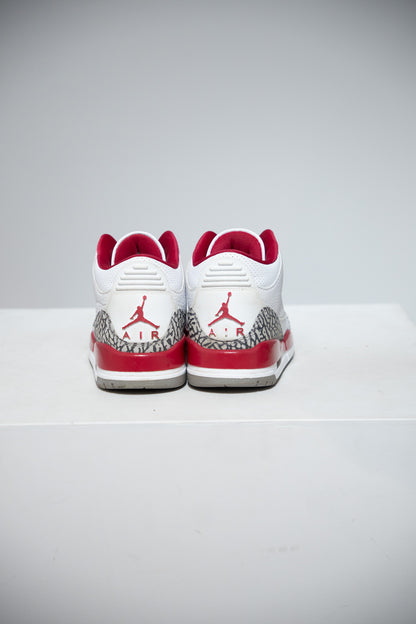 Jordan 3 Cardinal Red (Taille 40)