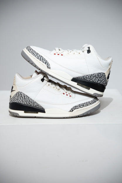 Jordan 3 White Cement Reimagined (Taille 40,5)