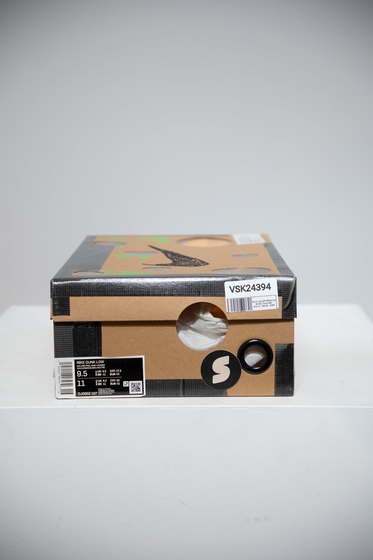 Dunk Low Off White Lot 36/50 (Taille 43)