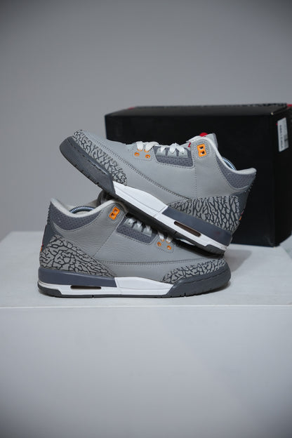 Jordan 3 Cool Grey GS (Taille 38)