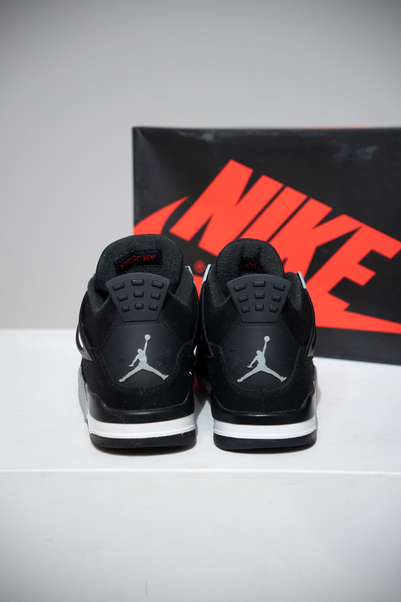 Jordan 4 Black Canvas (Taille 45)