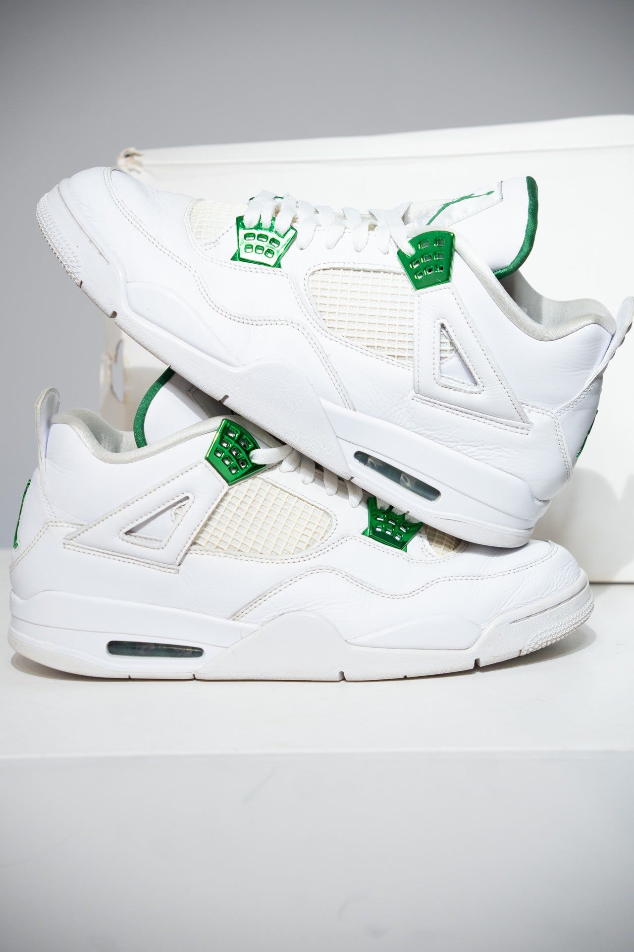 Jordan 4 Metallic Green (Taille 47,5)