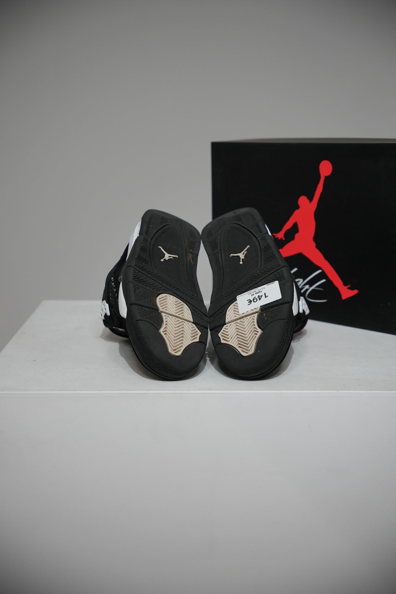 Jordan 4 White Thunder GS (Taille 40)