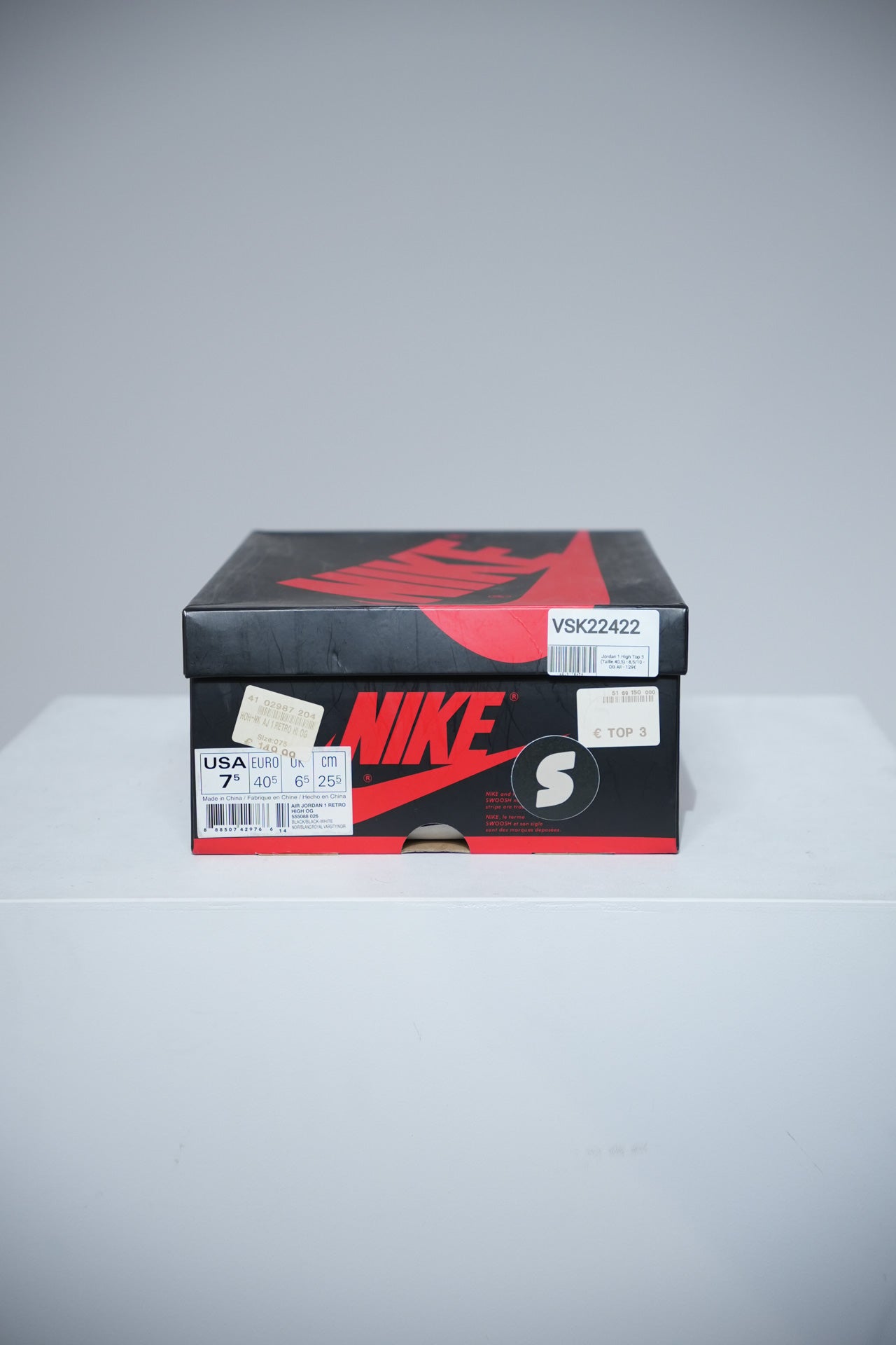 Jordan 1 High Top 3 (Taille 40,5)