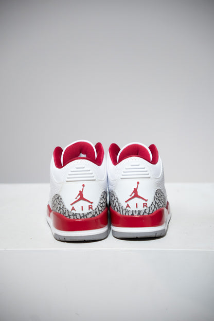 Jordan 3 Cardinal Red (Taille 40,5)