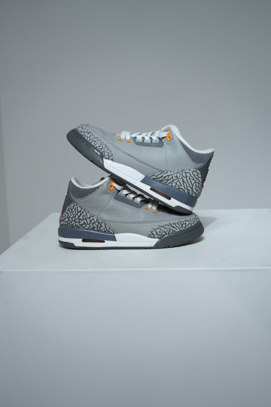 Jordan 3 Cool Grey GS (Taille 37,5)