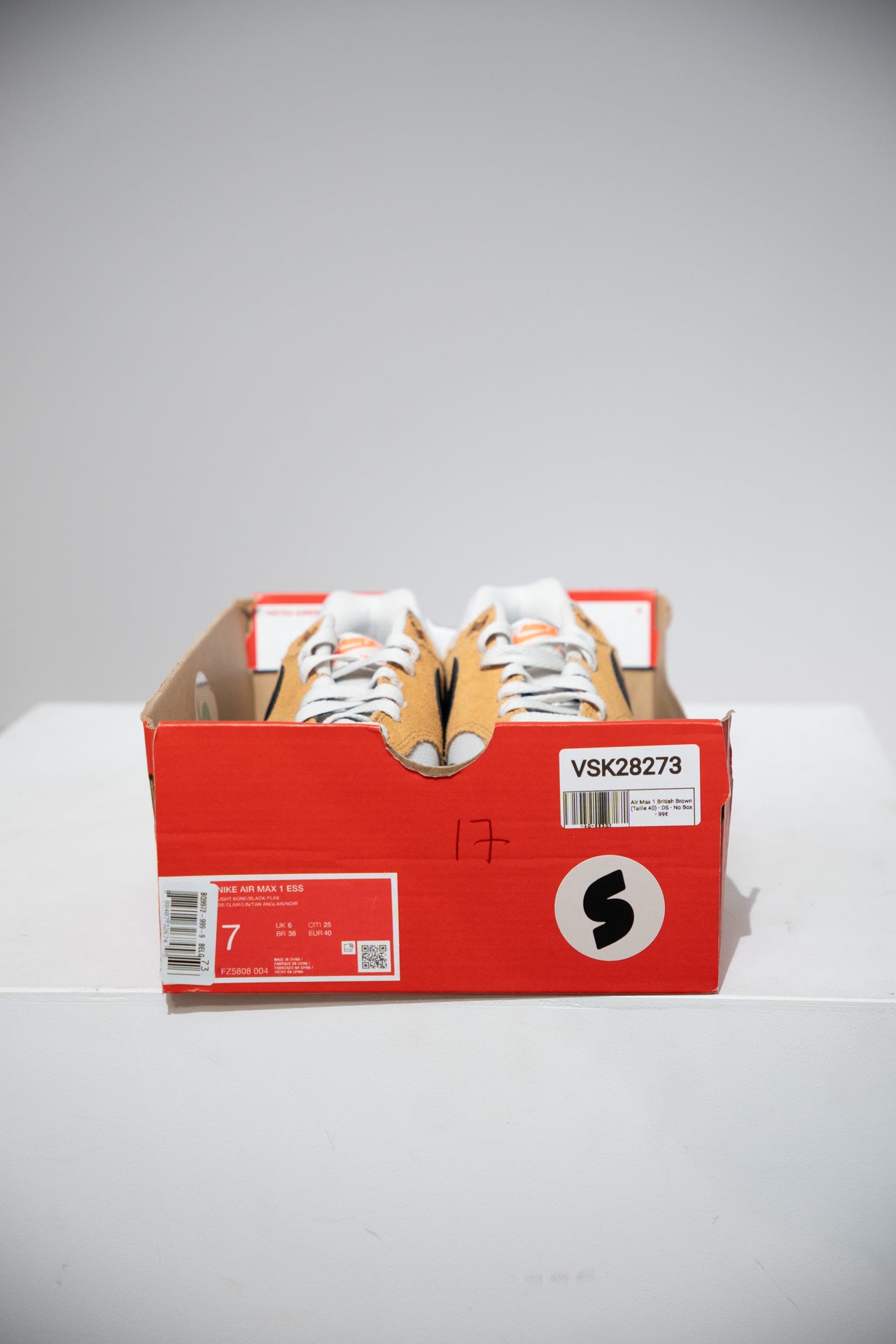 Air Max 1 British Brown (Taille 40)