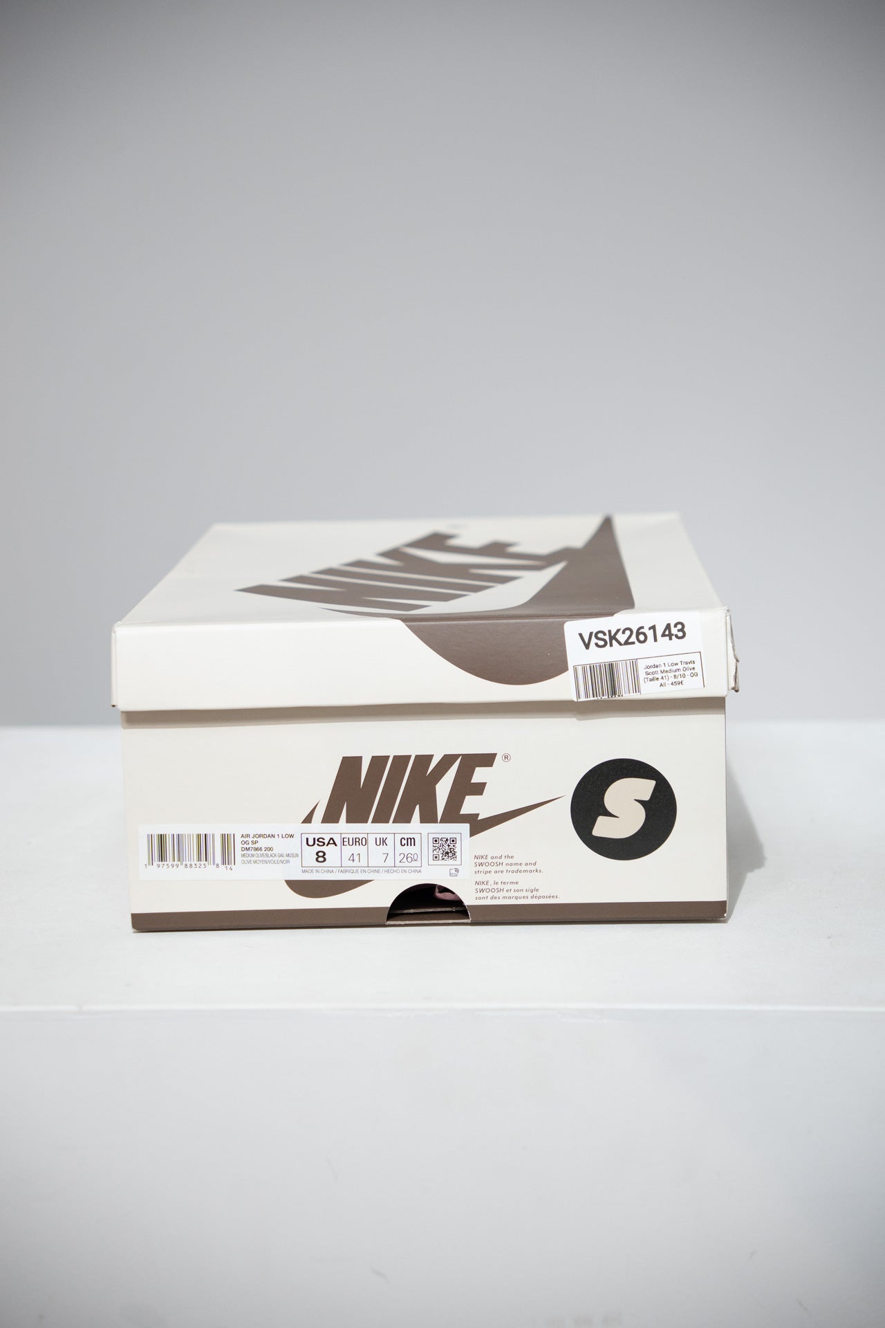 Jordan 1 Low Travis Scott Medium Olive (Taille 41)