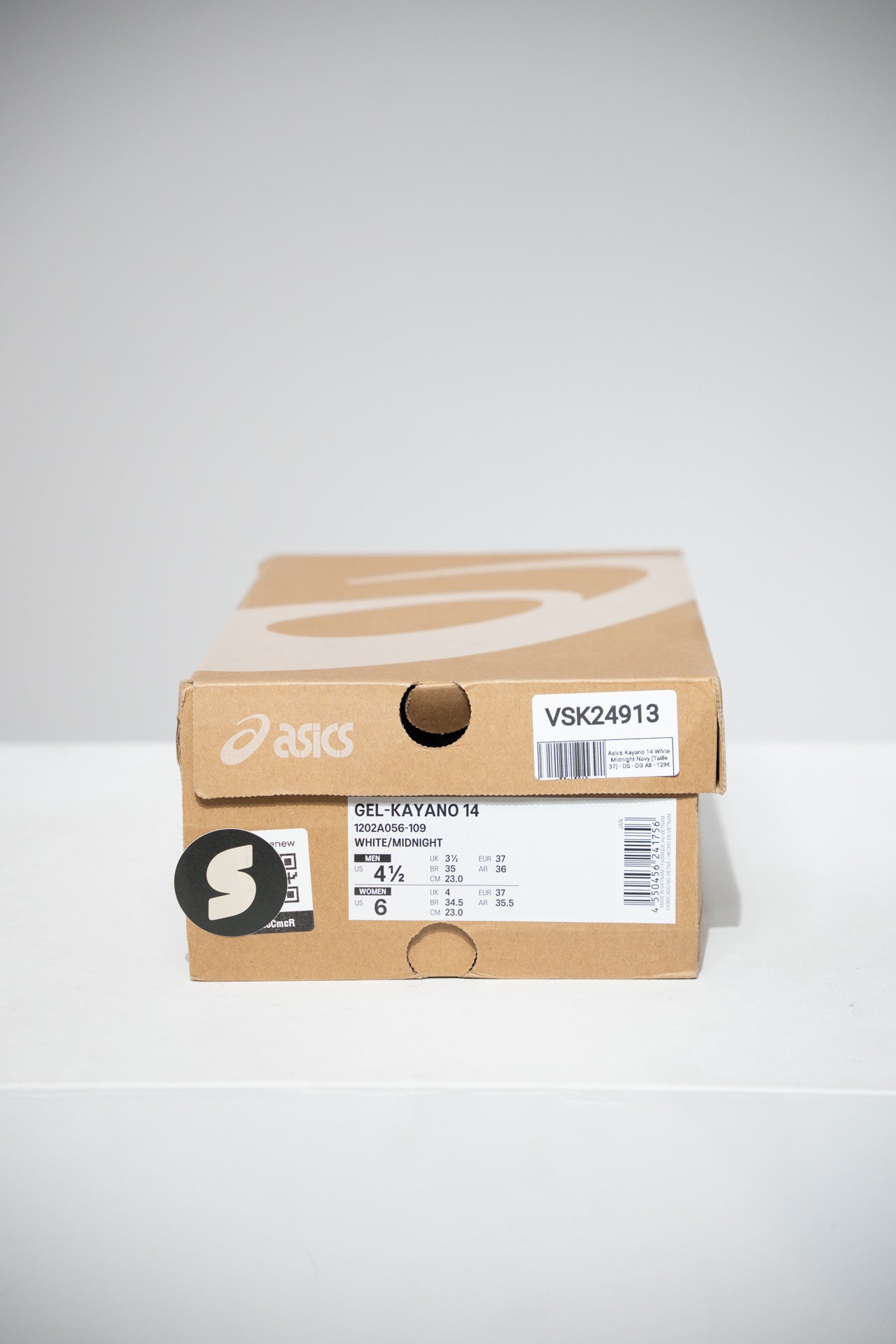 Asics Kayano 14 White Midnight Navy (Taille 37)