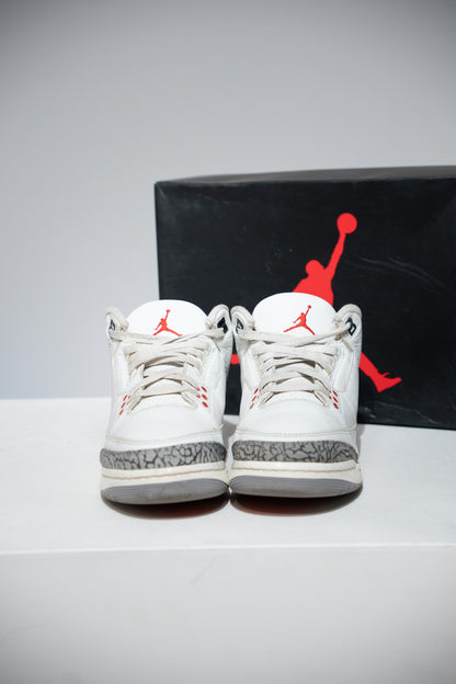 Jordan 3 White Cement Reimagined GS (Taille 40)