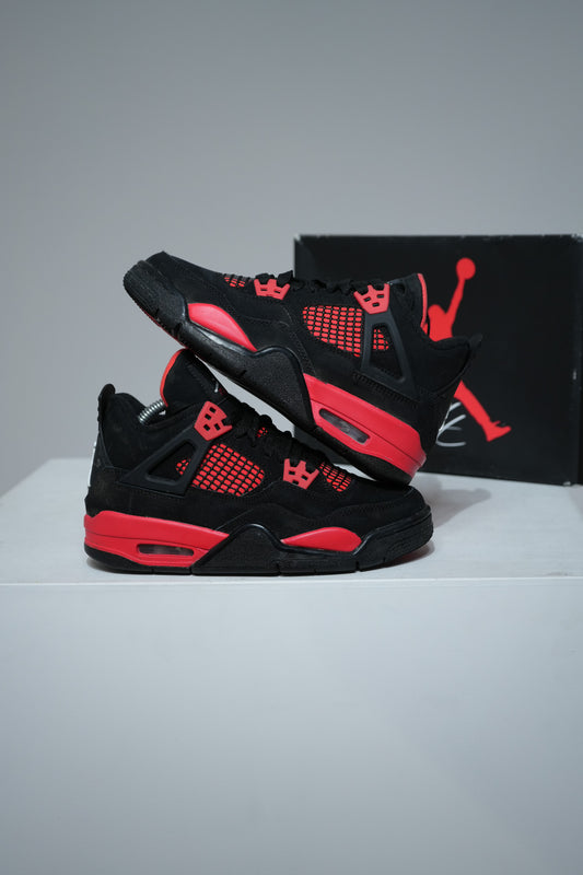 Jordan 4 Red Thunder GS (Taille 36)
