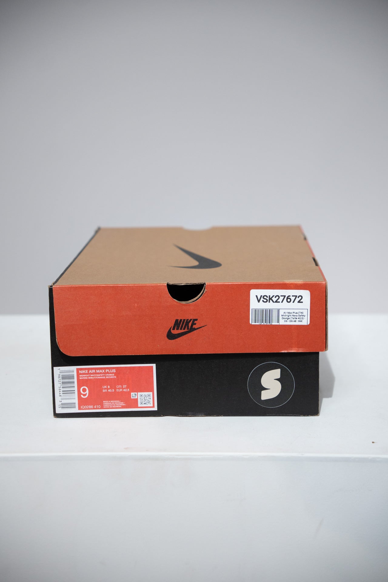 Air Max Plus (TN) Midnight Navy Safety Orange (Taille 42,5)