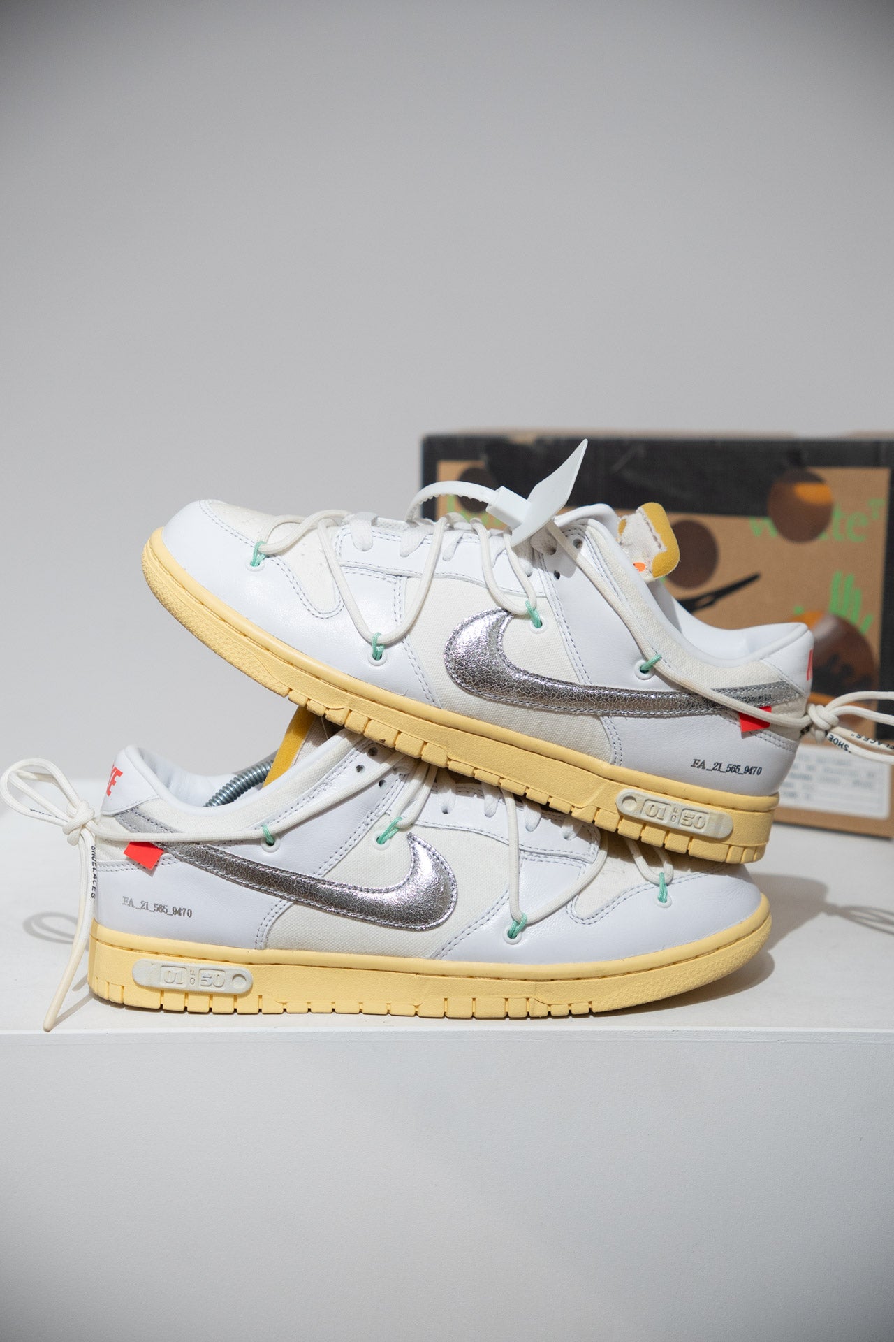 Dunk Low Off-White Lot 01/50 (Taille 42)