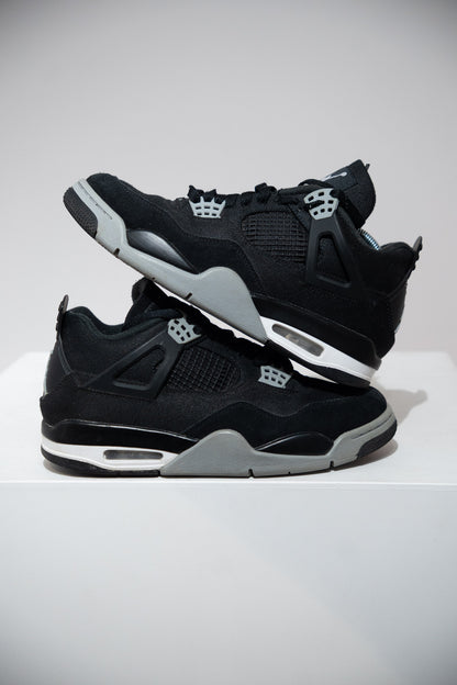 Jordan 4 Black Canvas (Taille 42)