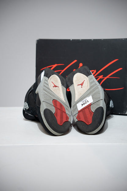 Jordan 4 Black Canvas (Taille 42,5)
