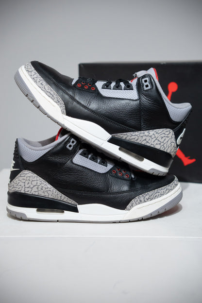 Jordan 3 Black Cement Reimagined (Taille 44)