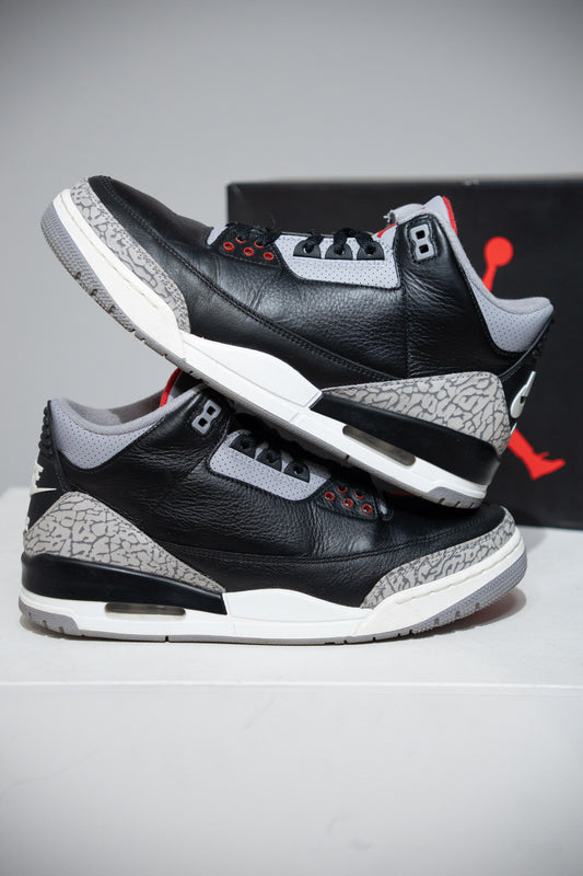 Jordan 3 Black Cement Reimagined (Taille 44)