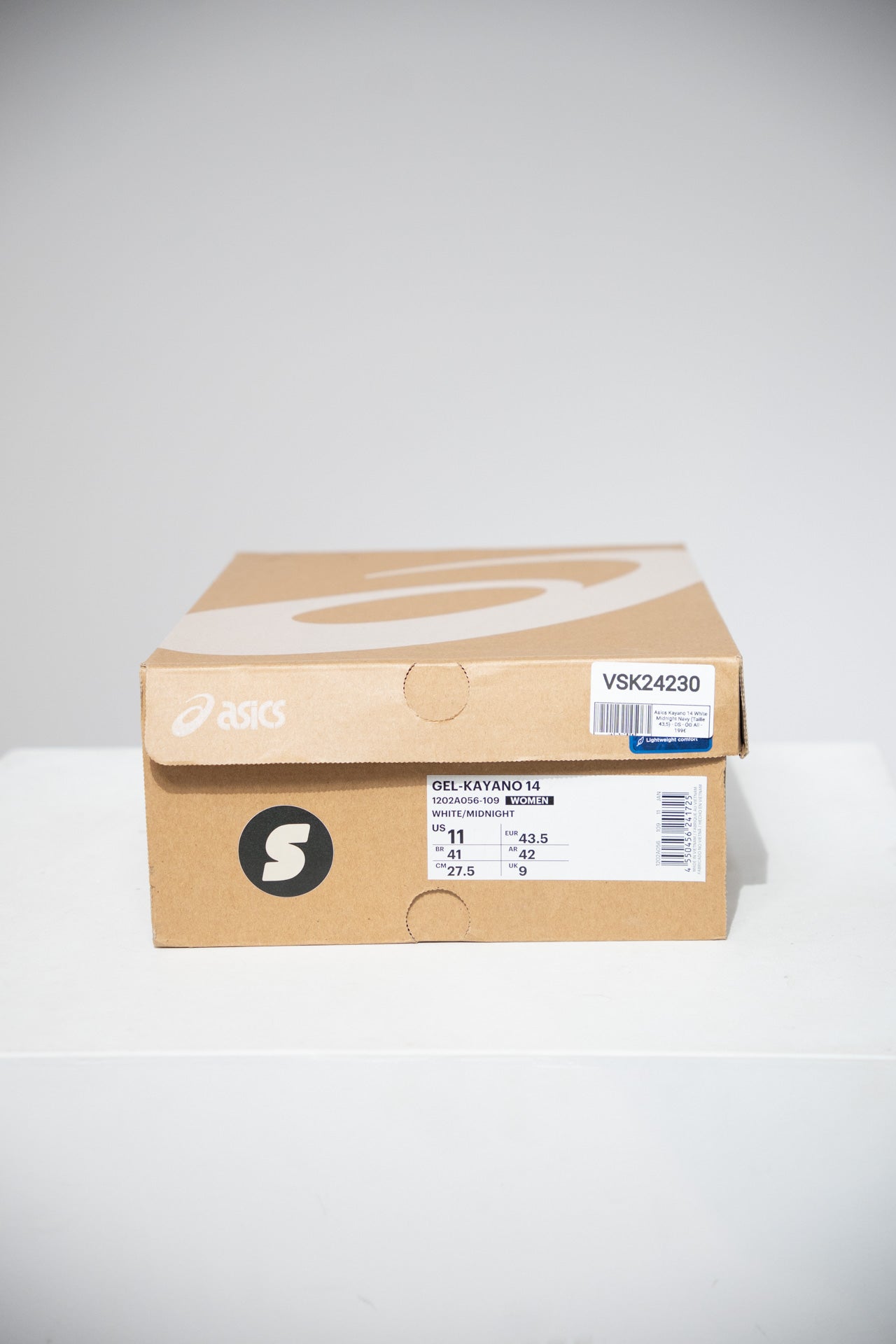 Asics Kayano 14 White Midnight Navy (Taille 43,5)