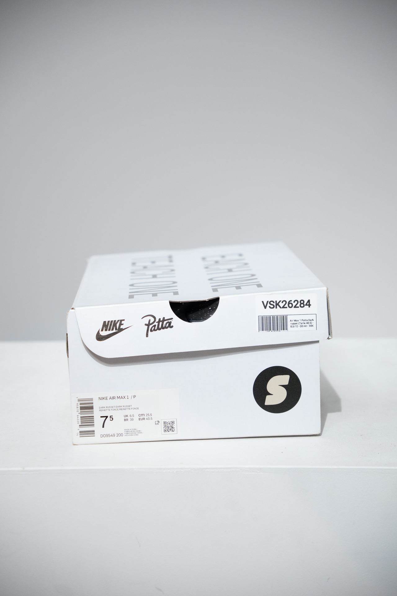 Air Max 1 Patta Dark russet (Taille 40,5)