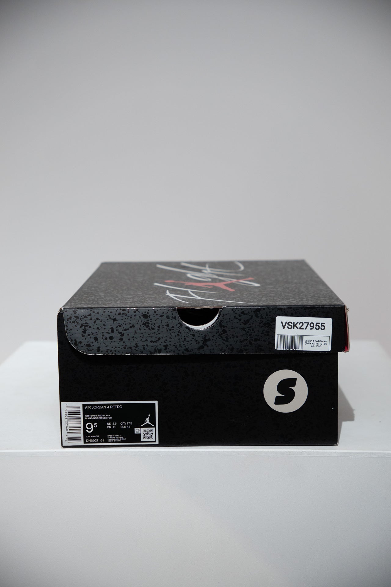 Jordan 4 Red Cement (Taille 43)