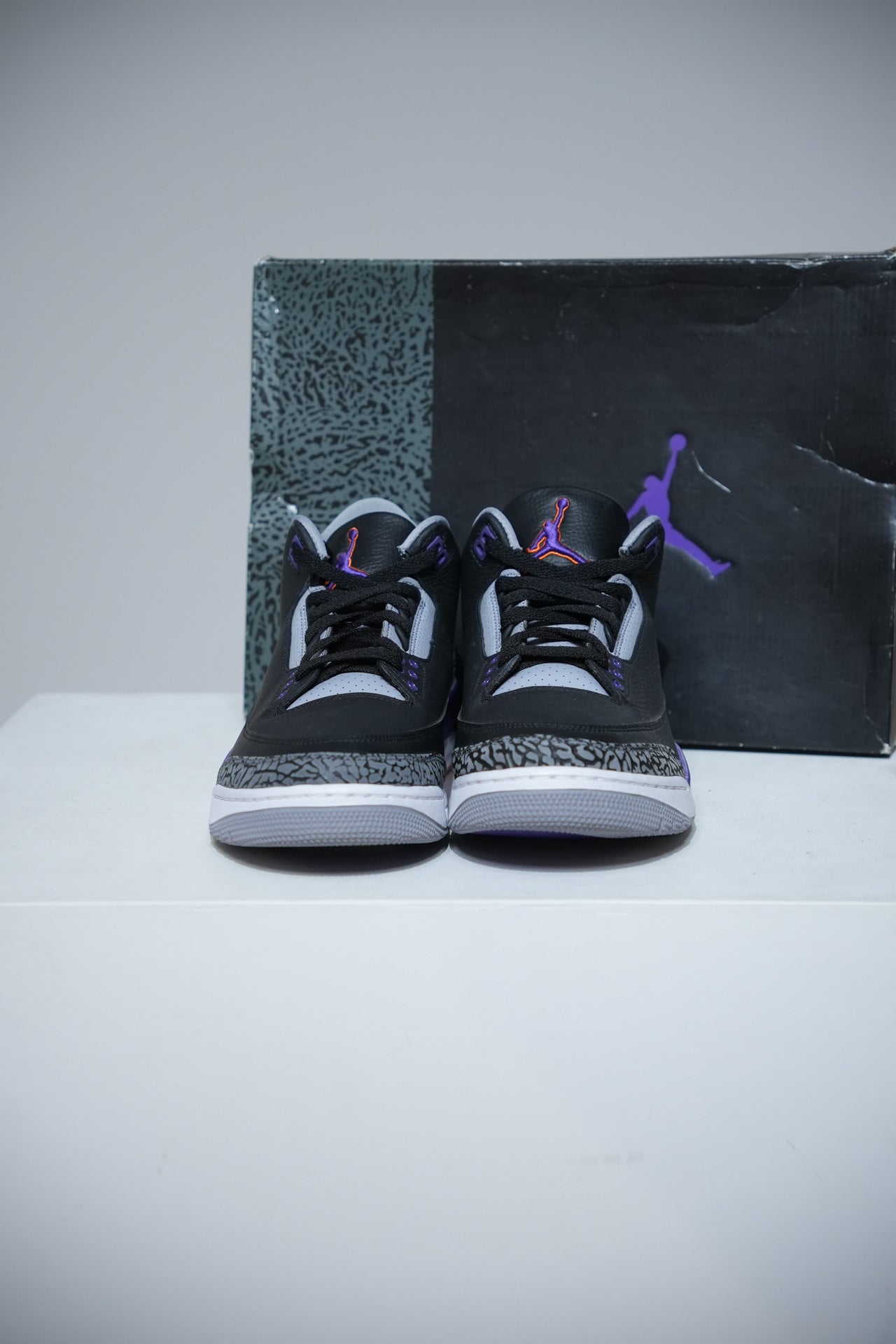 Jordan 3 Court Purple (Taille 45,5)