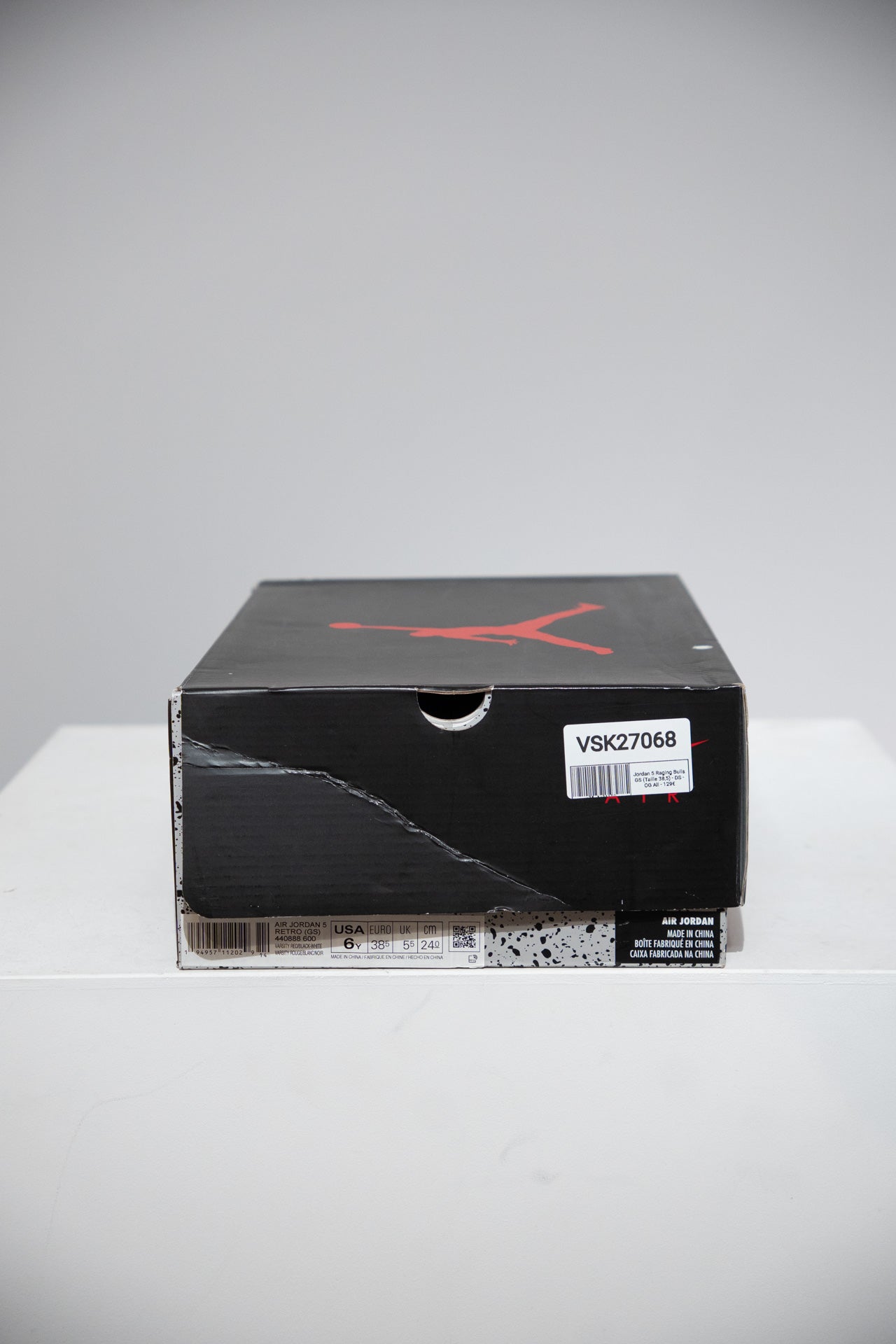Jordan 5 Raging Bulls GS (Taille 38,5)