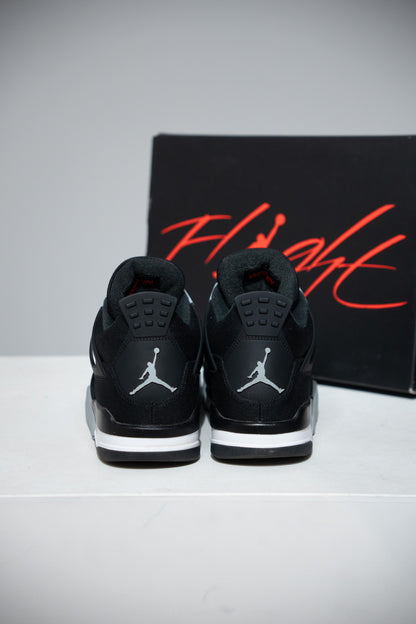 Jordan 4 Black Canvas (Taille 42)