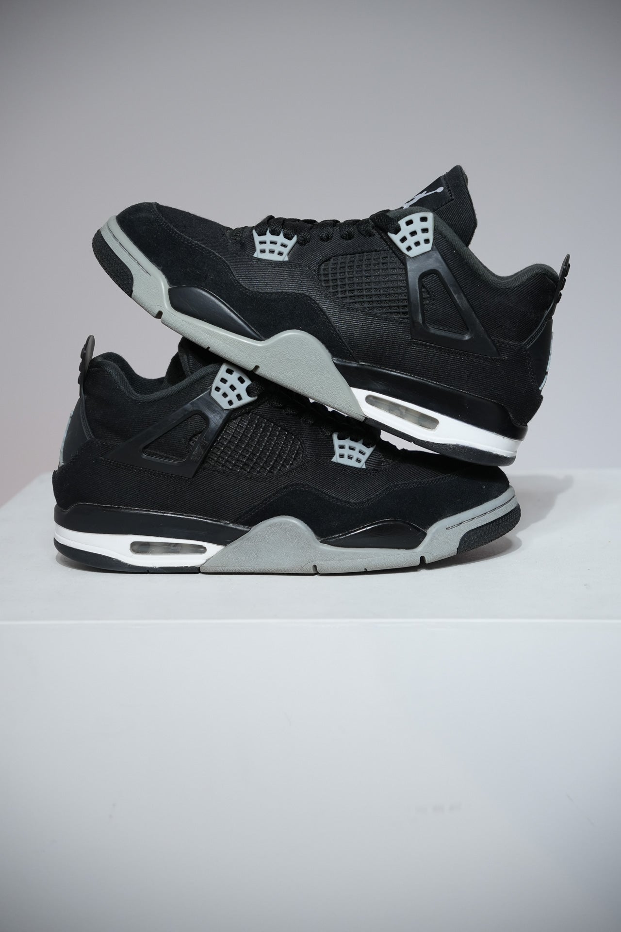 Jordan 4 Black Canvas (Taille 45)