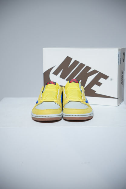 Jordan 1 Low Travis Scott Canary Yellow (Taille 47)
