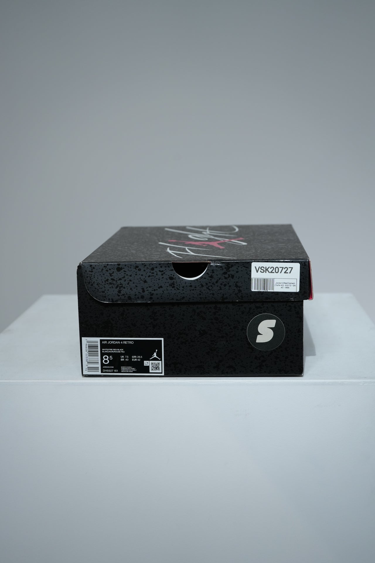 Jordan 4 Red Cement (Taille 42)