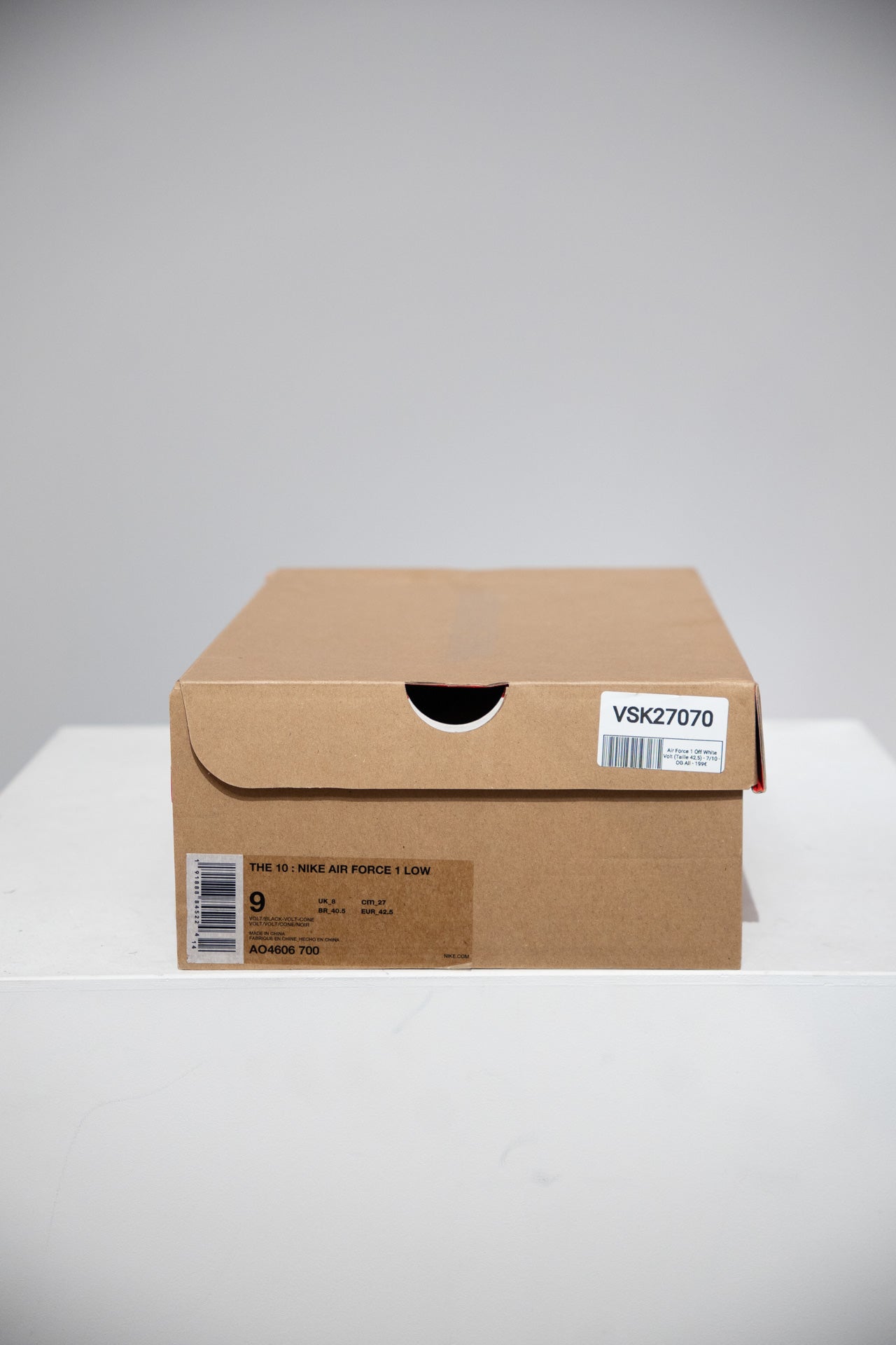 Air Force 1 Off White Volt (Taille 42,5)
